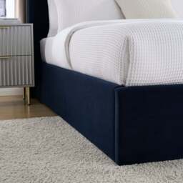 DUSK Ascot Ottoman Storage Bed - Navy - Small Double - thumbnail 7