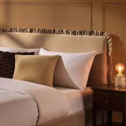 DUSK Riva Ottoman Storage Bed - Chenille Ivory - King Size - thumbnail 7