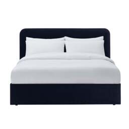DUSK Ascot Ottoman Storage Bed - Navy - Double - thumbnail 6