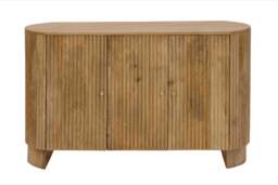 DUSK Finley Mango Wood 3 Door Sideboard - Natural - thumbnail 4