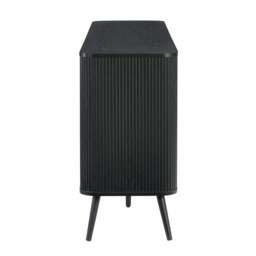 DUSK Hattie 3 Door Sideboard - Black - thumbnail 6