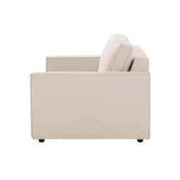 DUSK Brooklyn Slim Arm 2 Seater Sofa - Chenille Ivory - thumbnail 4