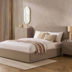 DUSK Ascot Ottoman Storage Bed - Stone Grey - Super King - thumbnail 5