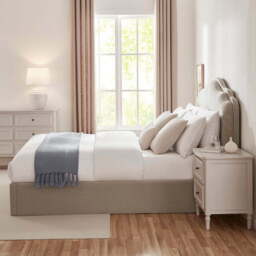 DUSK Wiltshire Ottoman Storage Bed - Stone - Small Double - thumbnail 6