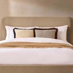 DUSK Ascot Ottoman Storage Bed - Oatmeal - Double - thumbnail 5