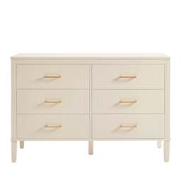 DUSK Sienna 6 Drawer Chest - Cream - thumbnail 2
