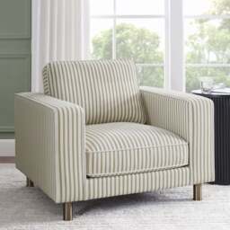 DUSK Soho Armchair - Sand Stripe