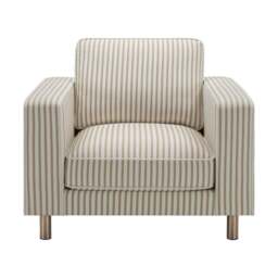 DUSK Soho Armchair - Sand Stripe - thumbnail 2