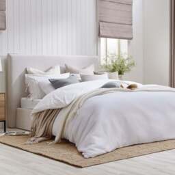 DUSK Oslo Ottoman Storage Bed - Ivory - Super King - thumbnail 3