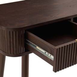 DUSK Hattie Storage Dressing Table  - Walnut - thumbnail 5