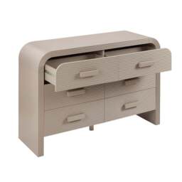 DUSK Susie 6 Drawer Chest - Taupe - thumbnail 5