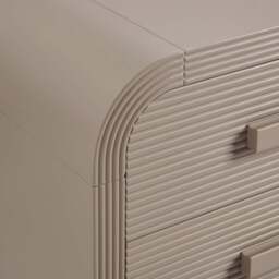 DUSK Susie 6 Drawer Chest - Taupe - thumbnail 7