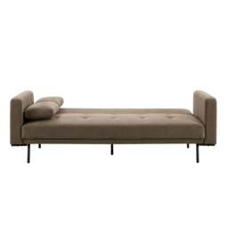DUSK Hudson Click Clack Sofa Bed - Chenille Mushroom - thumbnail 9