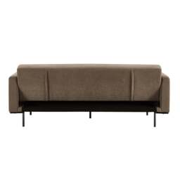 DUSK Hudson Click Clack Sofa Bed - Chenille Mushroom - thumbnail 6