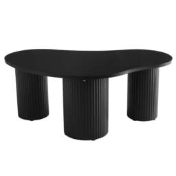 DUSK Evie Irregular Coffee Table - Black - thumbnail 3