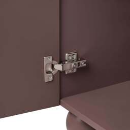 DUSK Rachel Arch Front 2 Door Wardrobe with Drawer - Mocha - thumbnail 7
