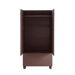 DUSK Rachel Arch Front 2 Door Wardrobe with Drawer - Mocha - thumbnail 5