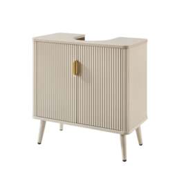 DUSK Hattie Under Sink Bathroom Cabinet - Oyster - thumbnail 3