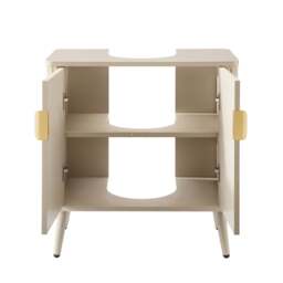 DUSK Hattie Under Sink Bathroom Cabinet - Oyster - thumbnail 6