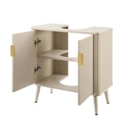 DUSK Hattie Under Sink Bathroom Cabinet - Oyster - thumbnail 4