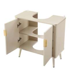 DUSK Hattie Under Sink Bathroom Cabinet - Oyster - thumbnail 7