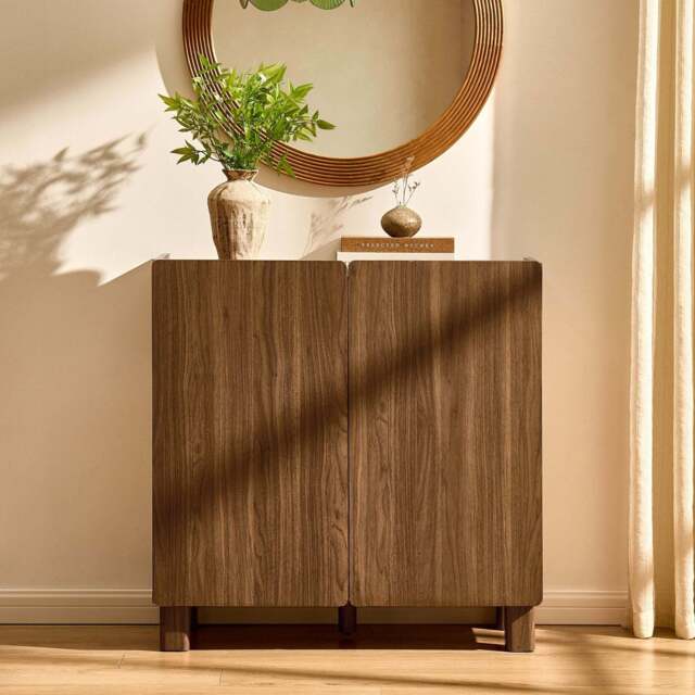 DUSK Avalon 2 Door Sideboard - Medium Wood - image 1