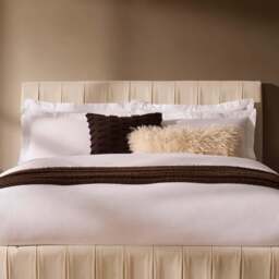 DUSK Malmo Bed Frame - Cream Linen - Super King - thumbnail 5
