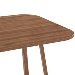 DUSK Ava Space Saver 4 Seater Dining Table and Chairs - Chenille Olive - thumbnail 7