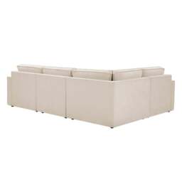 DUSK Brooklyn Slim Arm Right Hand Small L-Shape - Chenille Ivory - thumbnail 4