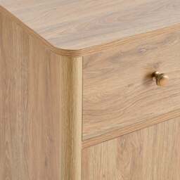 DUSK Betty 2 Door Sideboard with Drawers - Light Wood - thumbnail 7