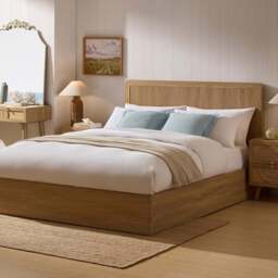 DUSK Hattie Ottoman Storage Bed - Light Wood - Small Double - thumbnail 5