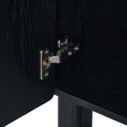 DUSK Avalon 4 Door Sideboard - Black Wood Effect - thumbnail 8