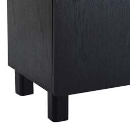 DUSK Avalon 4 Door Sideboard - Black Wood Effect - thumbnail 7