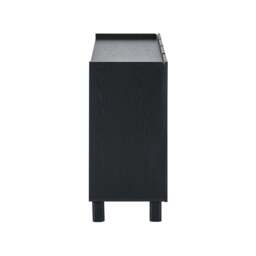 DUSK Avalon 4 Door Sideboard - Black Wood Effect - thumbnail 6