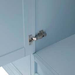 DUSK Ruby 3 Door Wardrobe with Drawers - Sky Blue - thumbnail 7
