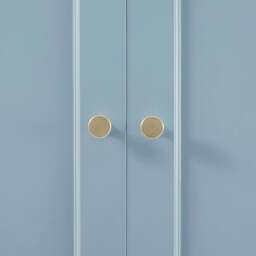 DUSK Ruby 3 Door Wardrobe with Drawers - Sky Blue - thumbnail 8