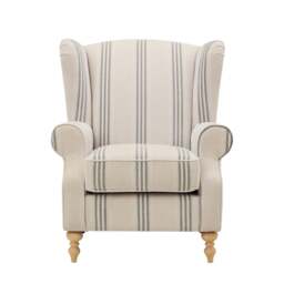 DUSK Nora Armchair - Natural Stripe - thumbnail 5