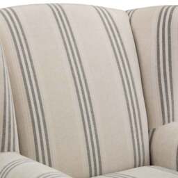 DUSK Nora Armchair - Natural Stripe - thumbnail 9
