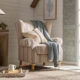 DUSK Nora Armchair - Natural Stripe