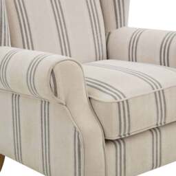 DUSK Nora Armchair - Natural Stripe - thumbnail 8