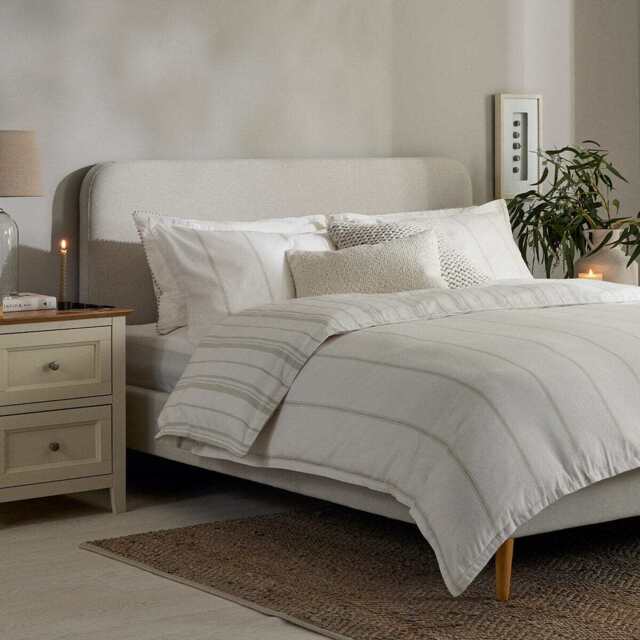 DUSK Ascot Bed Frame - Natural - Double - image 1