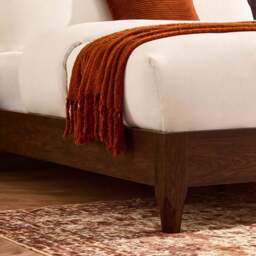DUSK Hattie Bed Frame - Wood Walnut - Double - thumbnail 6