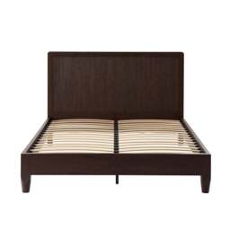 DUSK Hattie Bed Frame - Wood Walnut - Double - thumbnail 7