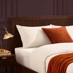 DUSK Hattie Bed Frame - Wood Walnut - Double - thumbnail 4