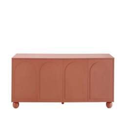 DUSK Rachel Arch Front 4 Door Sideboard - Terracotta - thumbnail 3