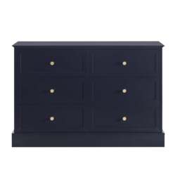DUSK Ruby 6 Drawer Chest - Midnight - thumbnail 3