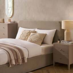 DUSK Ascot Ottoman Storage Bed - Stone Grey - Double - thumbnail 3