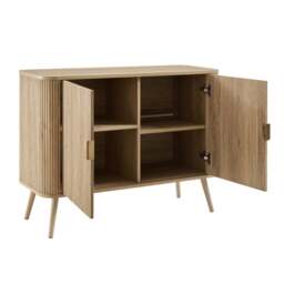 DUSK Hattie 2 Door Sideboard - Light Wood - thumbnail 4