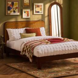 DUSK Seoul Bed Frame - Golden Haze Yellow - Super King - thumbnail 2