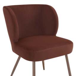 DUSK Mabel Set of 2 Dining Chairs - Terracotta - thumbnail 7